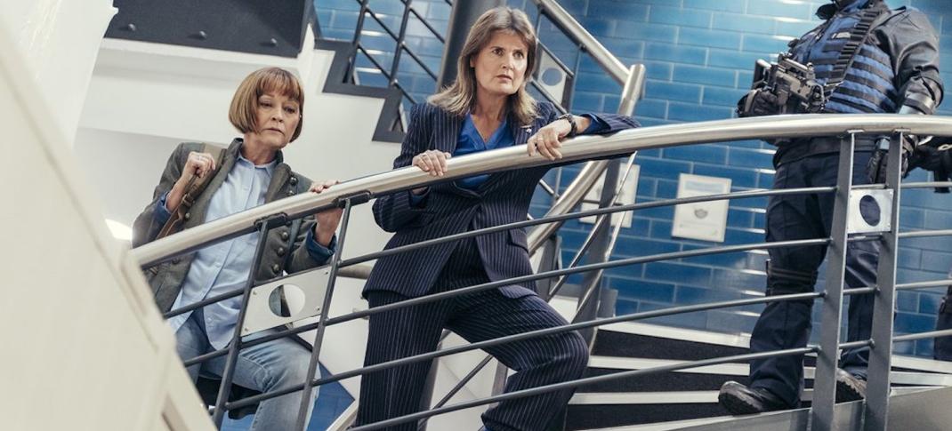 Sophie Aldred Janet Fielding in "The Power of the Doctor"