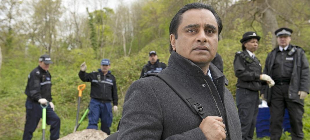 Picture Shows: Sunny (Sanjeev Bhaskar) in Unforgotten