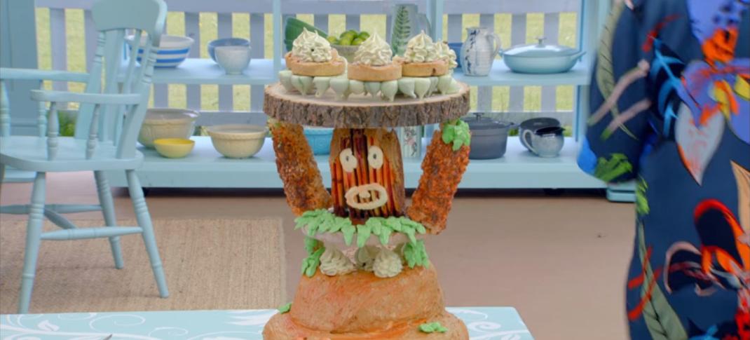 Picture shows: Syabira's This is My Home Showstopper from The Great British Baking Show Collection 10's Finale 