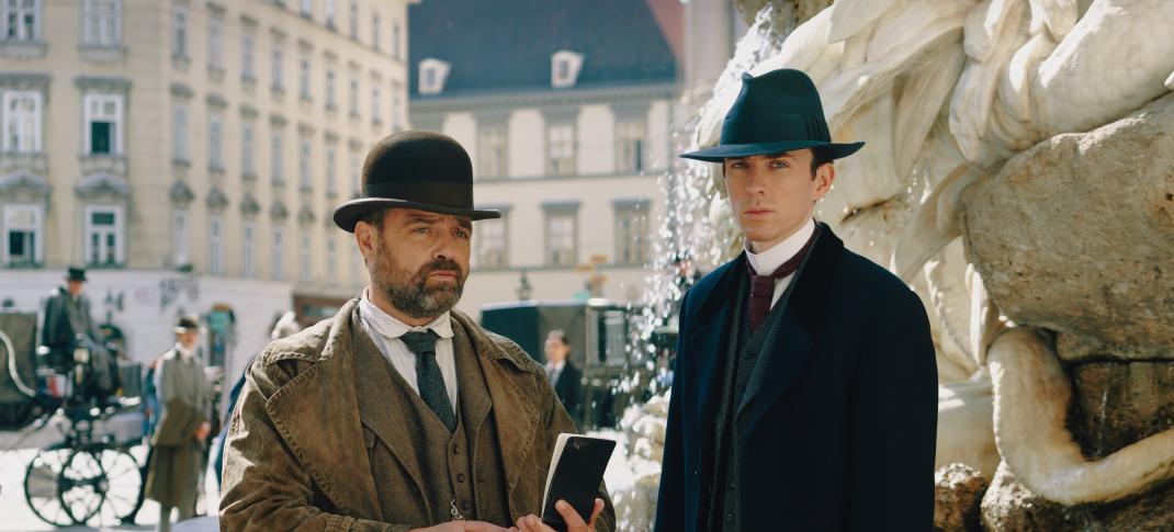 Picture shows: Juergen Maurer and Matthew Beard as Oskar and Max in 'Vienna Blood' Season 3