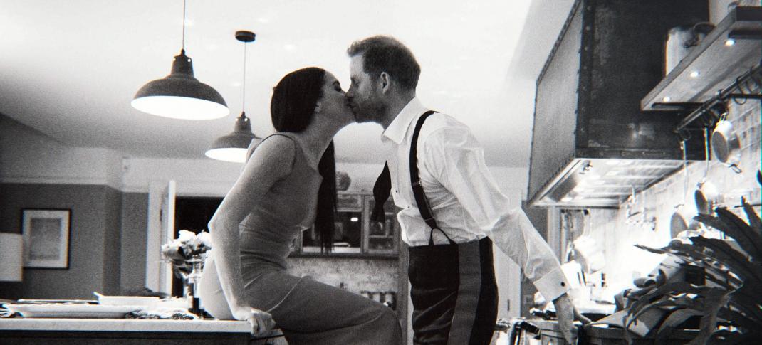 Picture shows: An archival photo of the Duke and Duchess of Sussex for "Harry & Meghan'