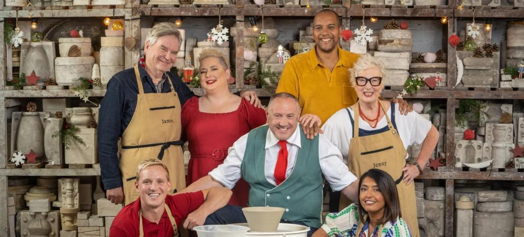 Picture shows: The cast of The Great Festive Pottery Throw Down