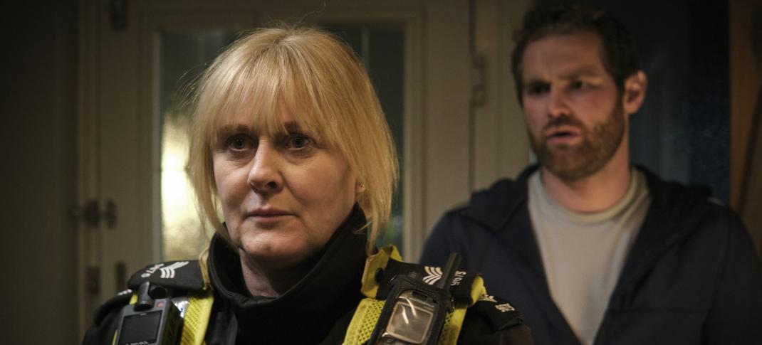 Picture Shows: Sarah Lancashire as Catherine Cawood and Mark Stanley as Rob Hepworth in Happy Valley Season 3