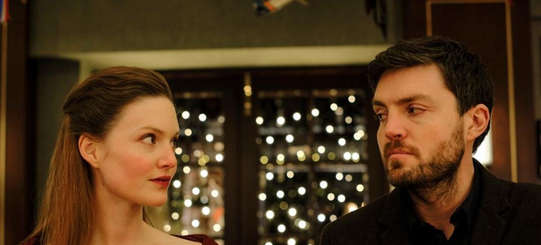 Tom Burke and Holliday Grainger as Strike and Robin in C.B. Strike: Troubled Blood 