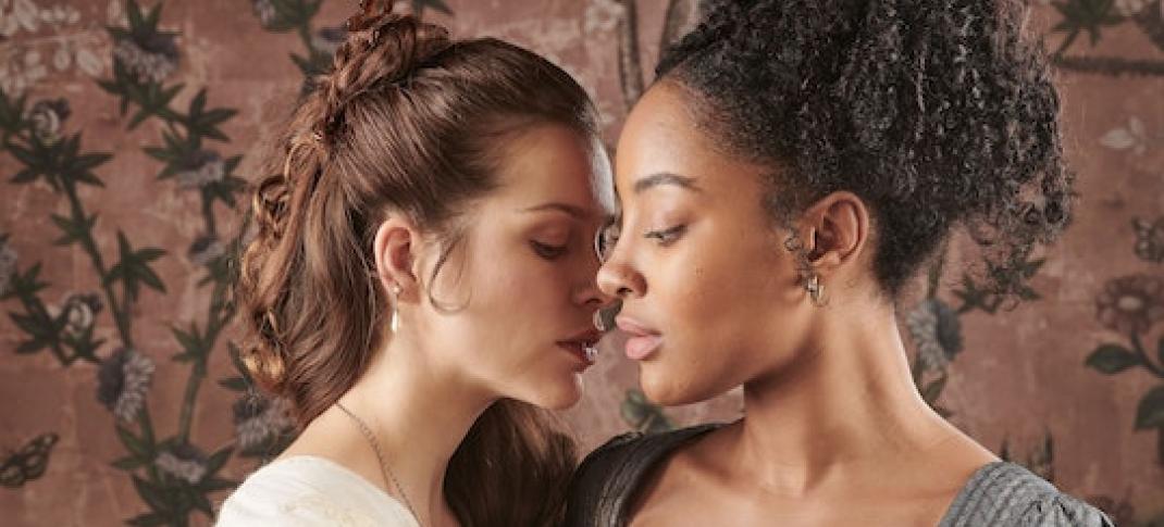 Karla-Simone Spence and Sophie Cookson in "The Confessions of Frannie Langton)