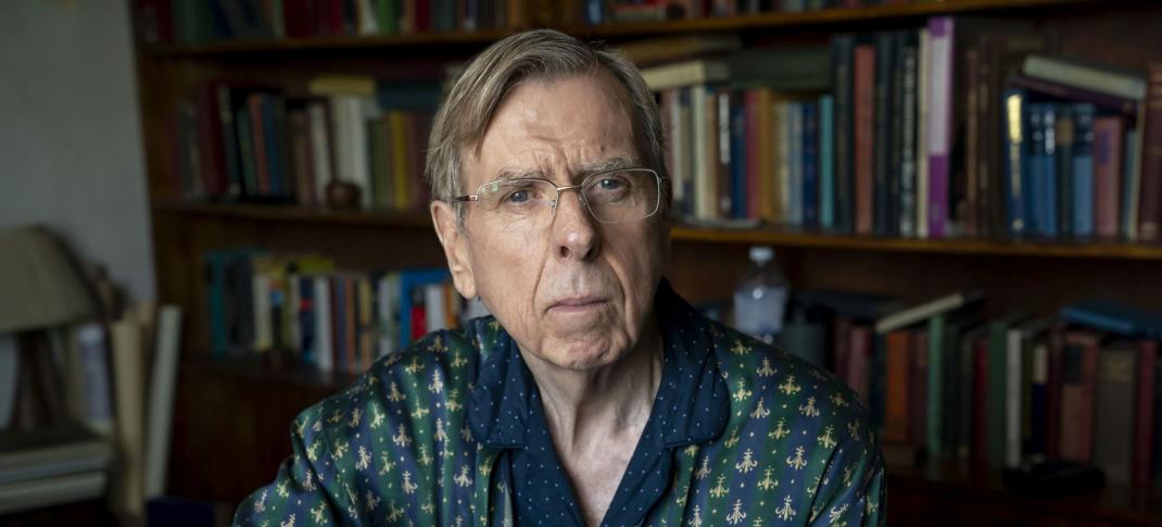 Timothy Spall as Peter Farquhar at home in his library in 'The Sixth Commandment'