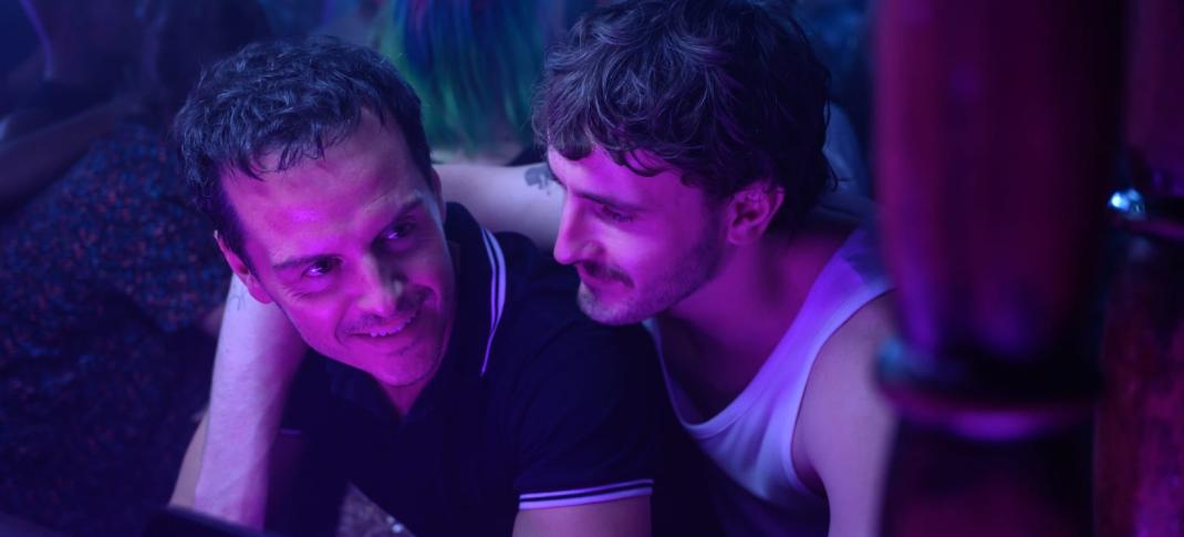Paul Mescal as Harry and Andrew Scott as Adam are lovers in 'All of Us Strangers'