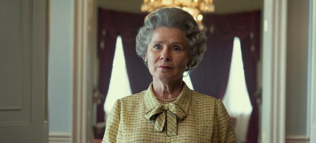 Imelda Staunton as Queen Elizabeth II in "The Crown" Season 5