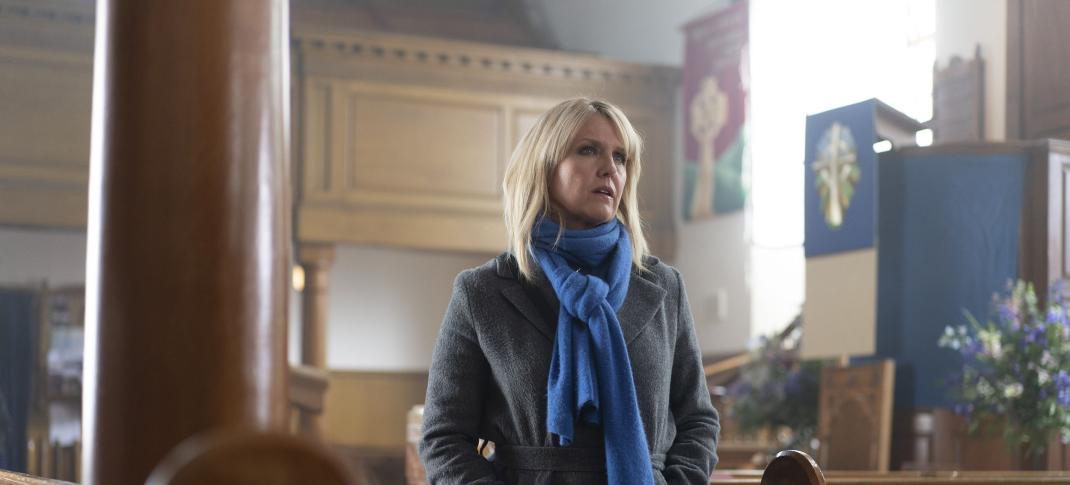 Ashley Jensen as DI Ruth Calder takes over the division in 'Shetland' Season 8