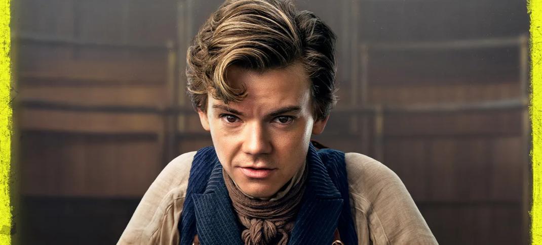 Thomas Brodie-Sangster as Dr. Jack Dawkins is ready for patients in The Artful Dodger