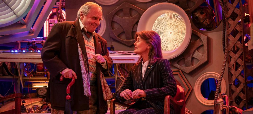 Sylvester McCoy and Sophie Aldred as the Seventh Doctor and Ace in "Tales of the TARDIS"