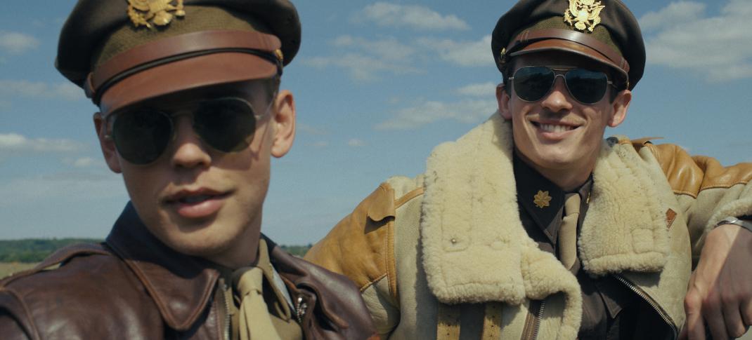 Austin Butler and Callum Turner in "Masters of the Air"