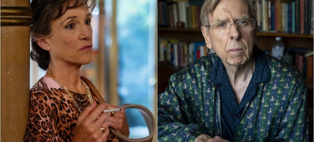 Harriet Walter in "Killing Eve" and Timothy Spall in "The Sixth Commandment"