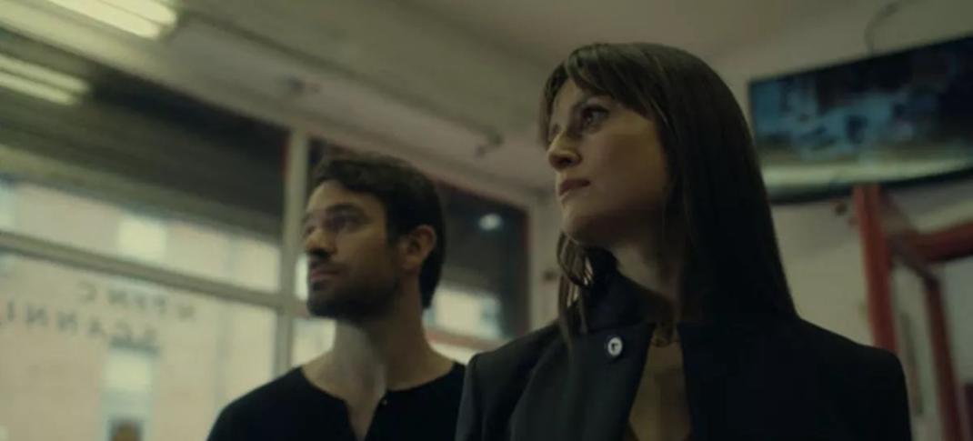 Charlie Cox as Michael Kinsella and Clare Dunne as Amanda Kinsella in Kin Season 2