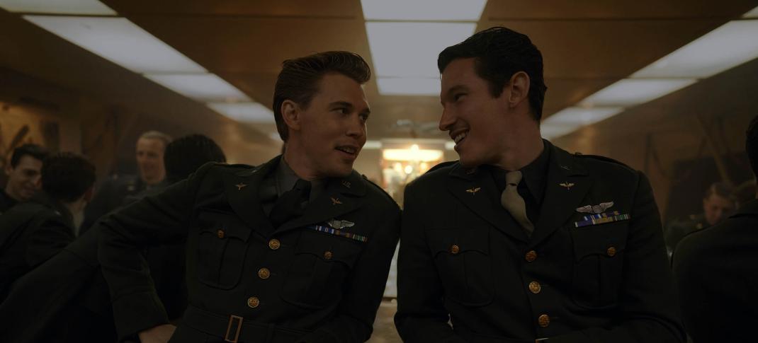 Austin Butler as Major Gale Cleven and Callum Turner as Major John Egan are the new Band of Brothers in Masters of the Air