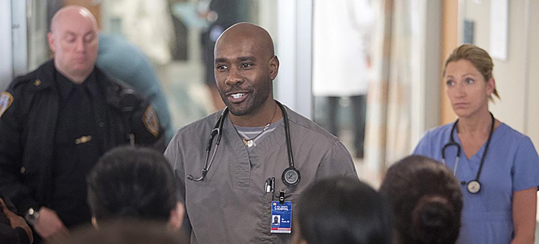 Morris Chestnut as a doctor in Nurse Jackie, will now play Dr. Watson in Watson