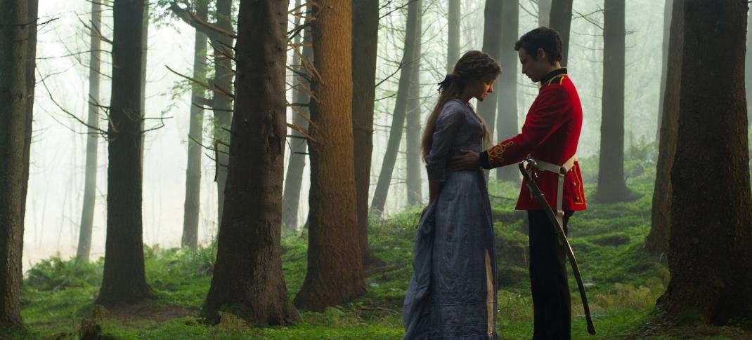 Carey Mulligan and Tom Sturridge in "Far From the Madding Crowd" 