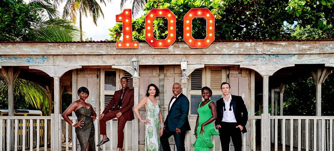 The cast of Death in Paradise celebrates 100 episodes