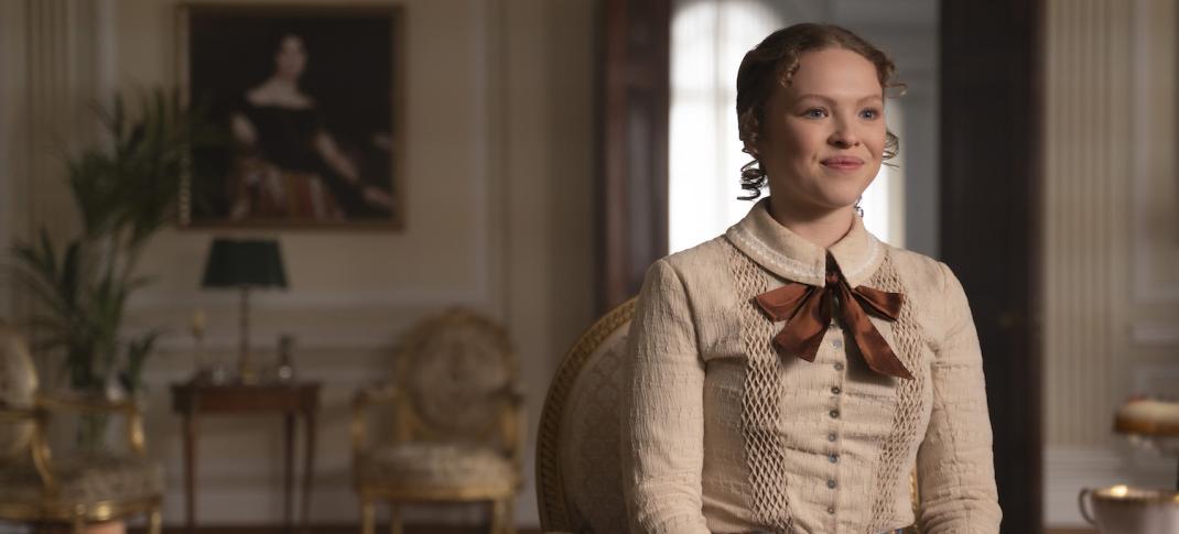 Laura Marcus as Young Eliza in "Miss Scarlet & The Duke" Season 4