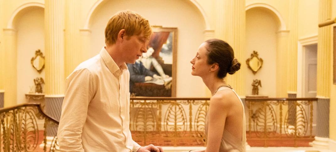 Andrea Riseborough and Domhnall Gleeson as the titular 'Alice & Jack'
