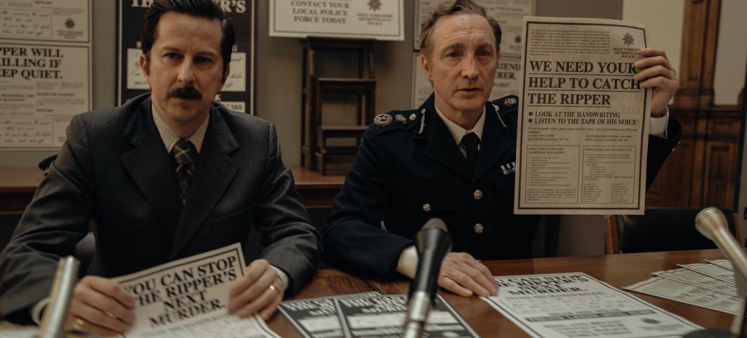 Lee Ingleby and Michael McElhatton in "The Long Shadow"