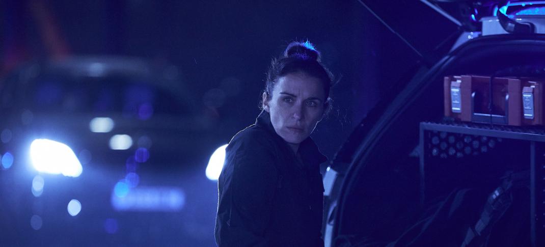 Vicky McClure as Lana ‘Wash’ Washington standing at the back of a car filled with bomb equipment in 'Trigger Point' Season 2