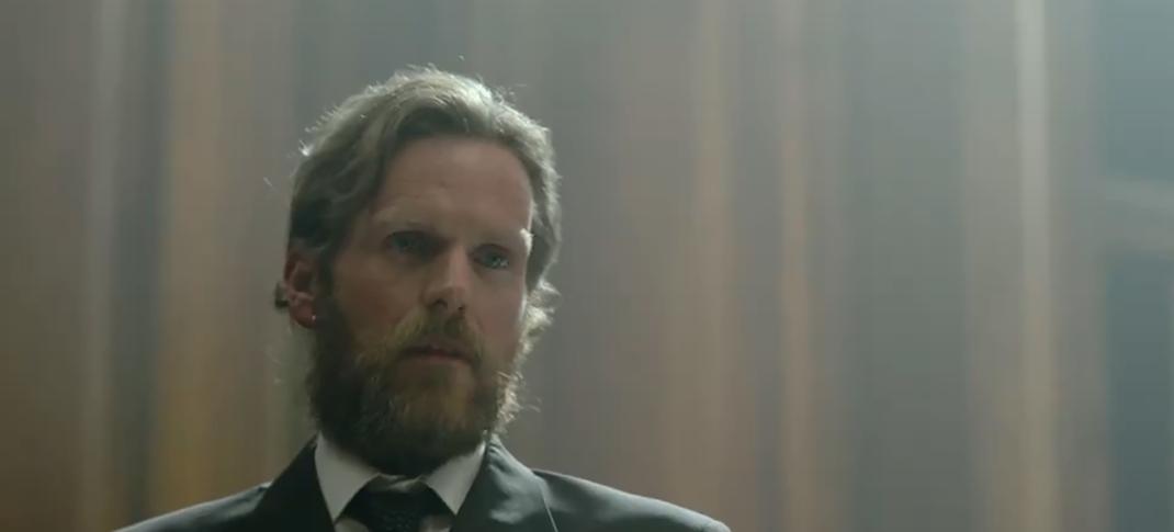 Shaun Evans as John Sweeney in the witness box in 'Until I Kill You'