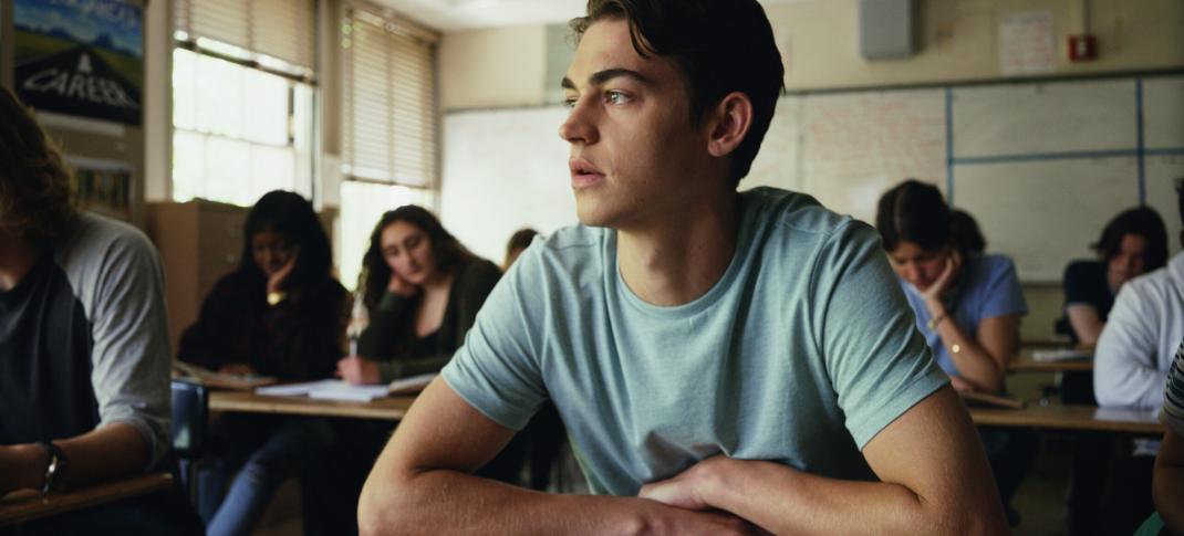 Hero Fiennes Tiffin as Jim in 'First Love'