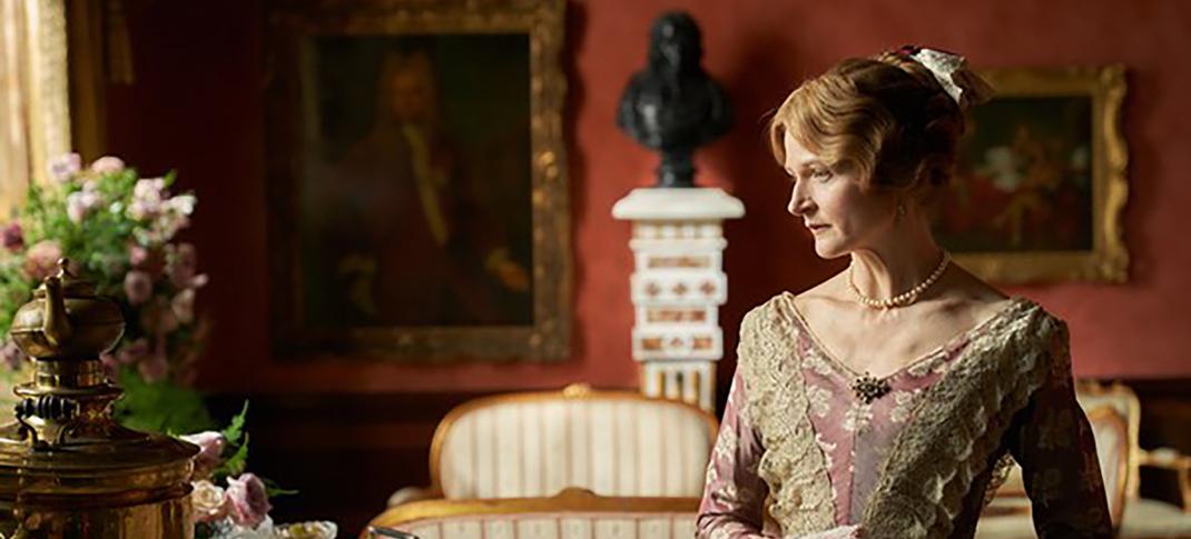 Naomi Frederick as the Duchess of Bedford in 'Belgravia' Season 1