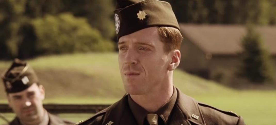 Damian Lewis as Winters in Band of Brothers