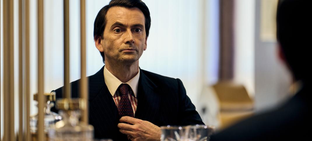 David Tennant as Lord Baddingham in 'Rivals' Season 1