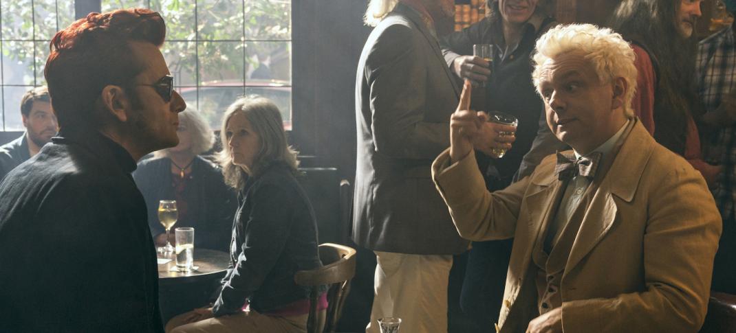 David Tennant and Michael Sheen in "Good Omens" Season 2