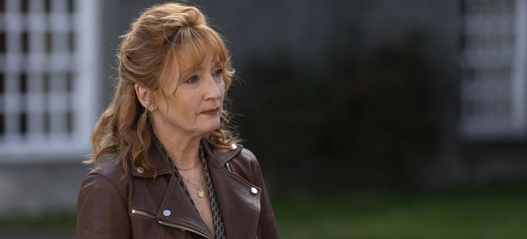 Lesley Manville as Susan Ryeland in 'Moonflower Murders'