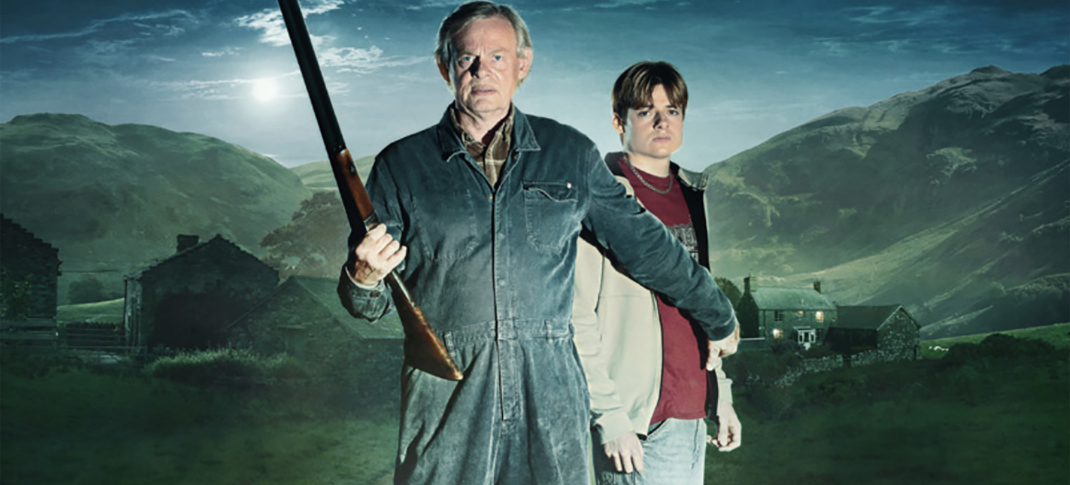 Martin Clunes and Louis Ashbourne Serkis as Nathan and Johnny Williams in 'Out There'