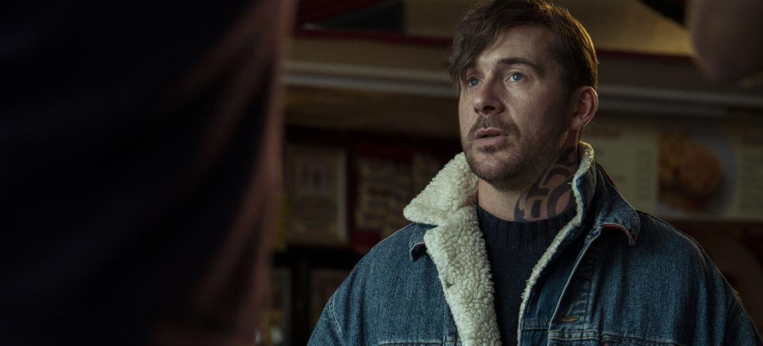 Barry Sloane as Eddie Wells in 'Passenger'