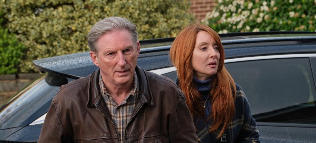 Picture shows: Alex Ridley (Adrian Dunbar) and Jean Dixon (Elizabeth Berrington).