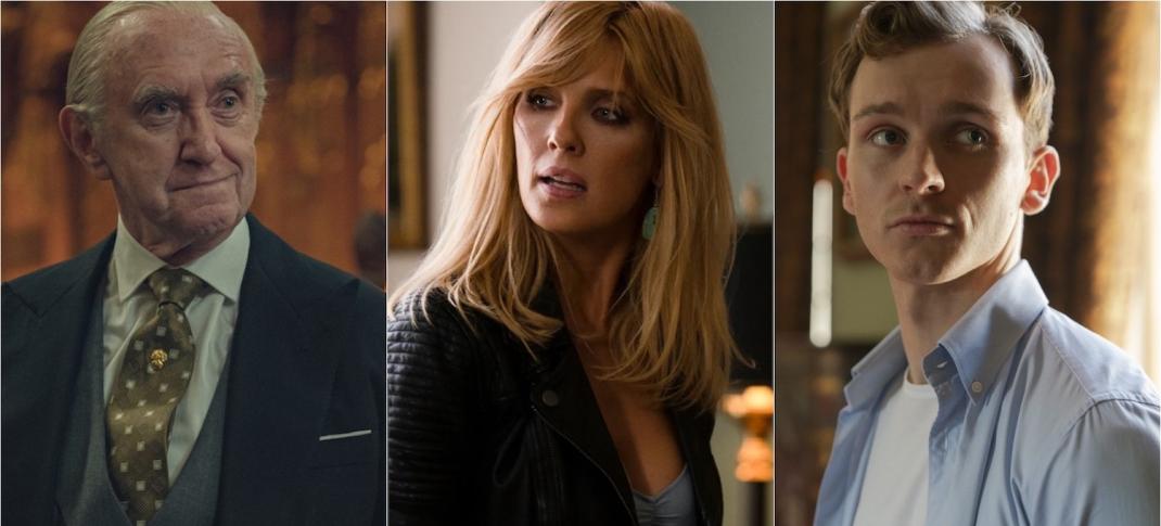 Under Salt Marsh Casting Trio Jonathan Pryce in "The Crown", Kelly Reilly in "Yellowstone", Harry Lawtey in "Industry"