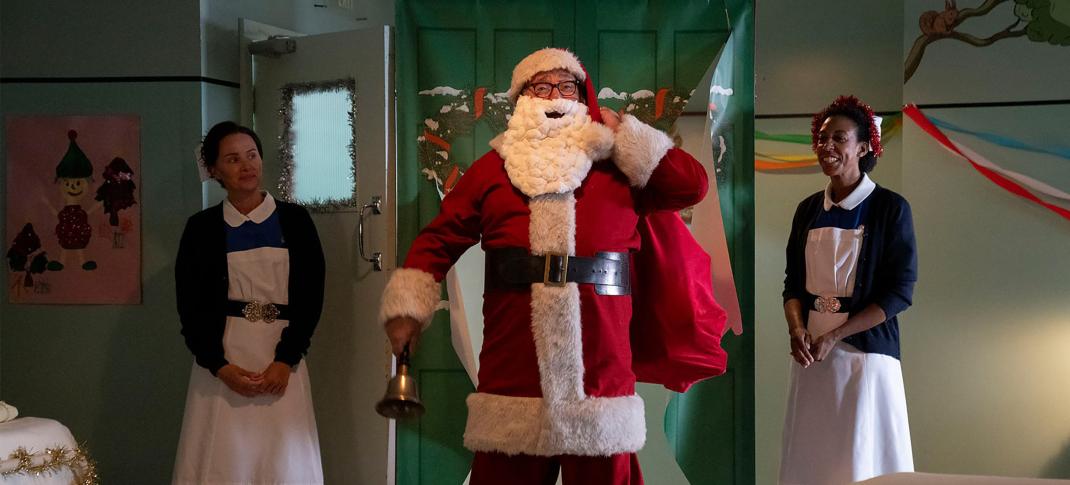 Cliff Parisi as Fred Buckle as Santa in the 2024 'Call The Midwife' Christmas Special