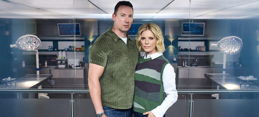 David Caves as Jack Hodgson and Emilia Fox as Dr. Nikki Alexander in 'Silent Witness' Season 29