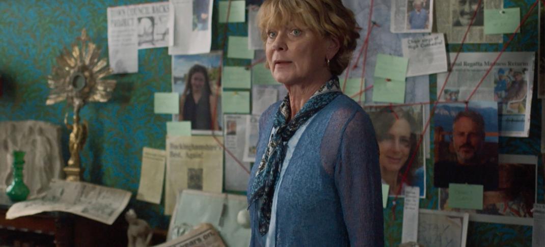 Samantha Bond as Judith Potts in 'The Marlow Murder Club' Season 1