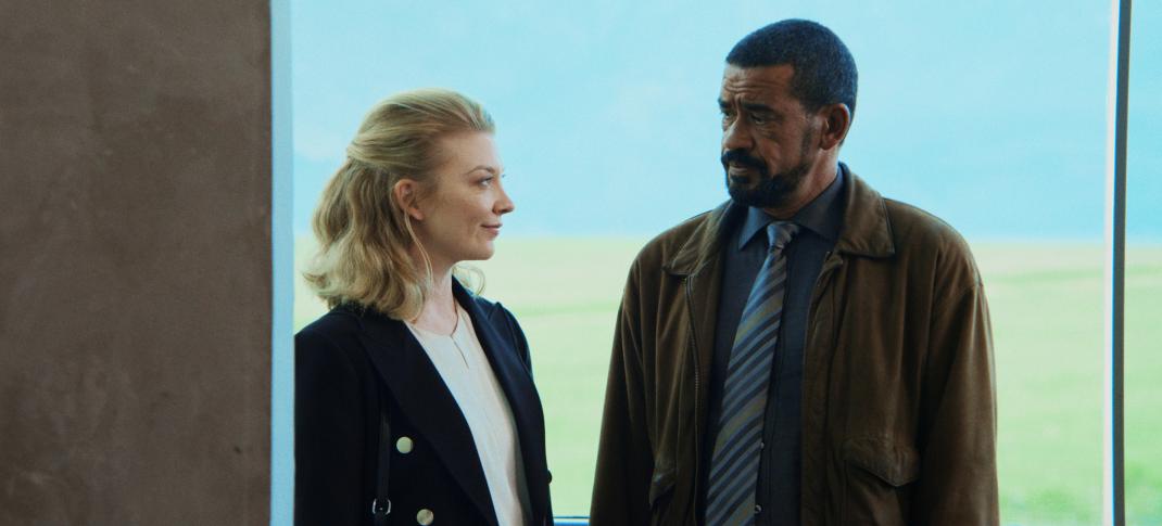 Natalie Dormer as Edie Hansen and Brendon Daniels as Forty Bell in 'White Lies'