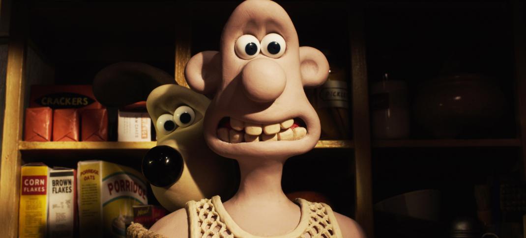 A still from Wallace & Gromit: Vengeance Most Fowl