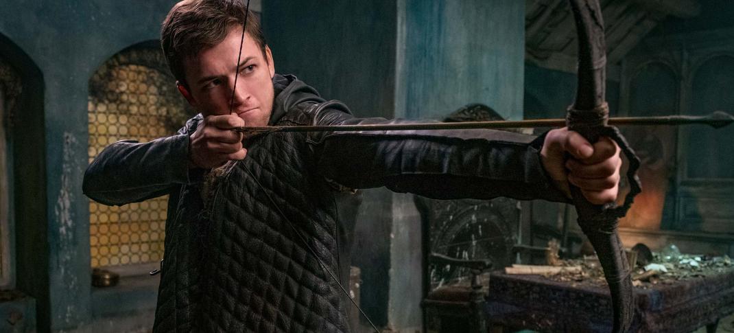 Taron Egerton in "Robin Hood"