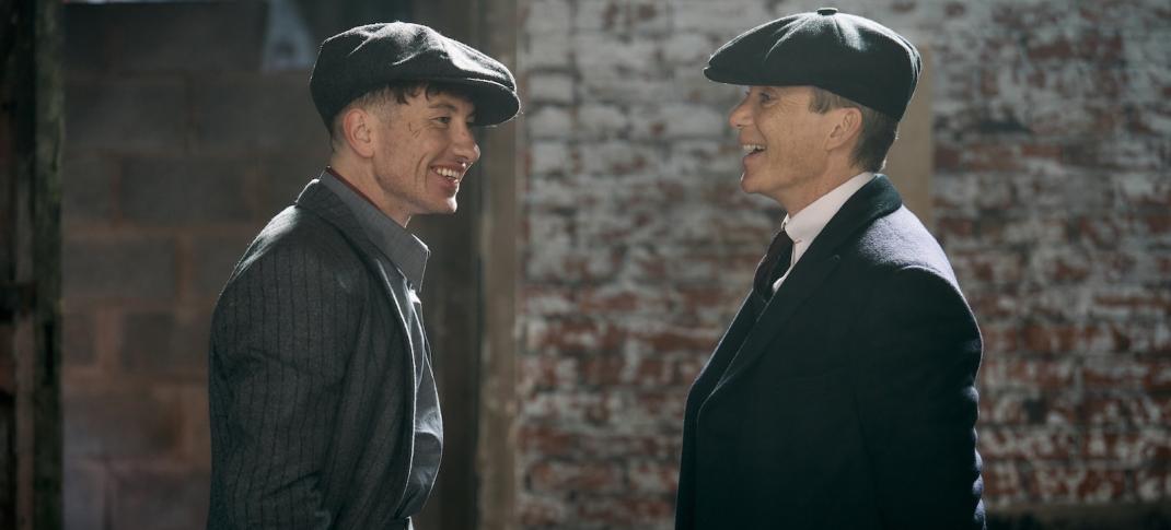 Cillian Murphy and Barry Keoghan in the "Peaky Blinders" movie