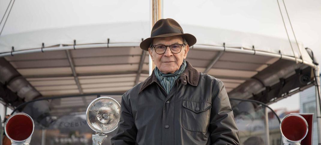 David Suchet on a boat in 'Travels with Agatha Christie & David Suchet'