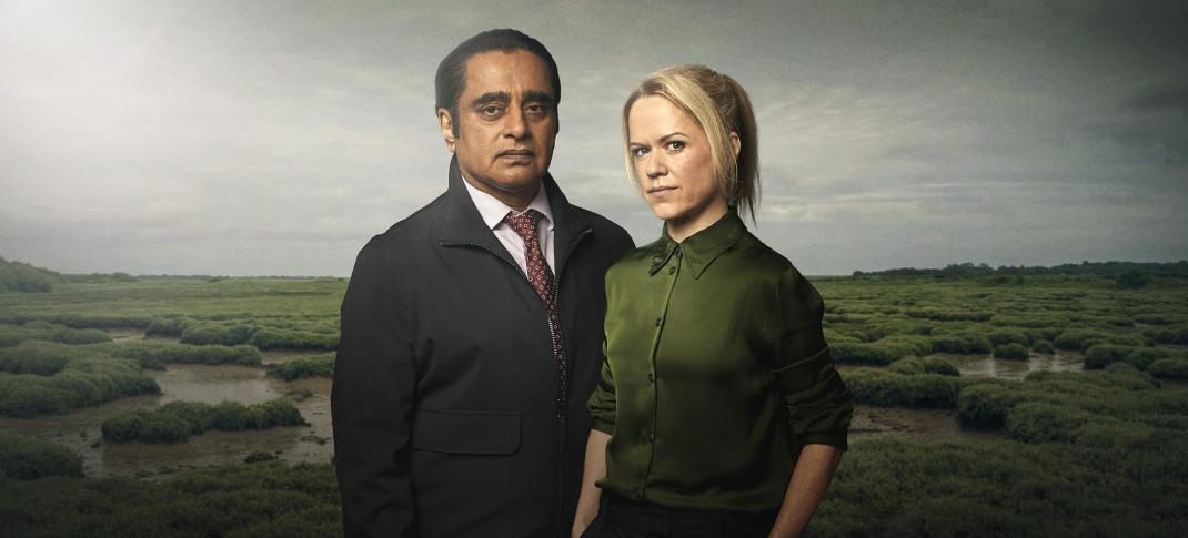 Sinead Keenan an Sanjeev Bhaskar in the 'Unforgotten' Season 6 Key Art