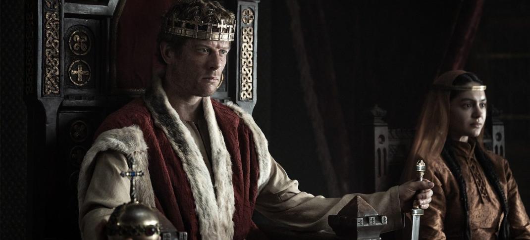 James Norton and Indy Lewis as Harold Godwinson and Margaret in "King & Conqueror"