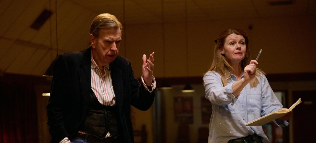 Timothy Spall as John Chapel and Sian Gibson as Wendy in 'Death Valley'