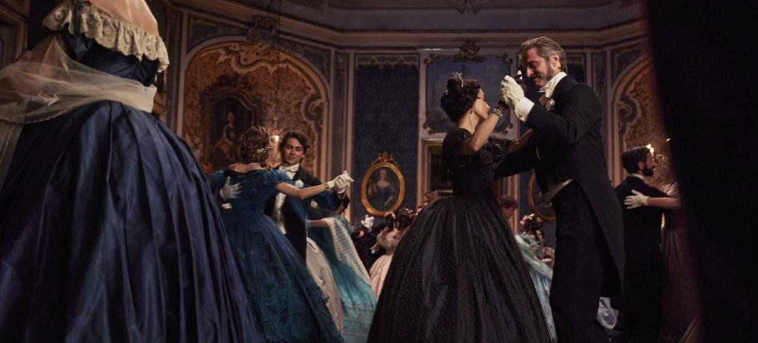 Kim Rossi Stuart and Astrid Meloni in "The Leopard"