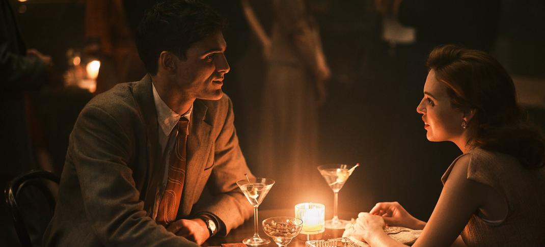 Jacob Elordi as Dorrigo Evans and Odessa Young as Amy Mulvaney in 'The Narrow Road to the Deep North'